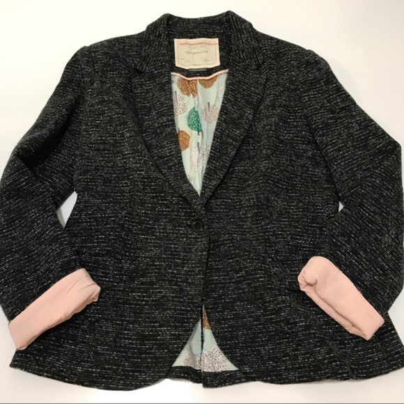 Anthropologie Cartonnier Dashes Knit Blazer - Picture 4 of 5